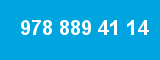 978 889 41 14 978 889 41 14